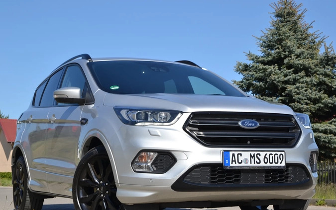 Ford Kuga cena 77900 przebieg: 218584, rok produkcji 2018 z Iława małe 742